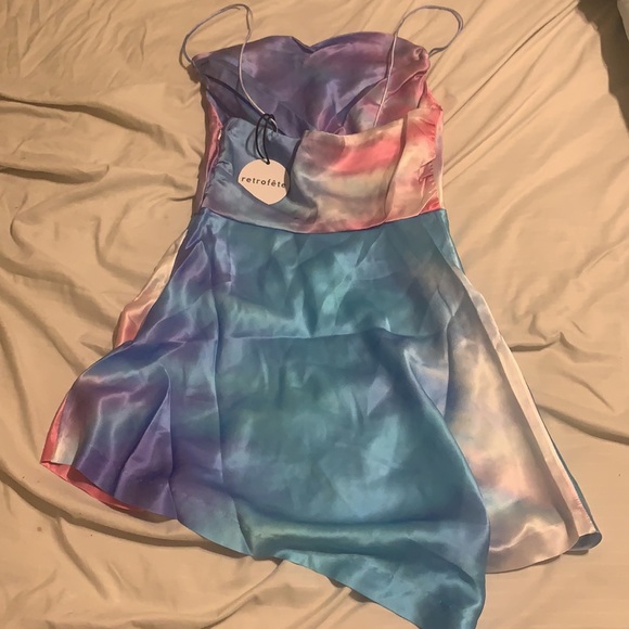 BNWT retrofete Auris Dress in Tie Dye XS - Picture 7 of 8